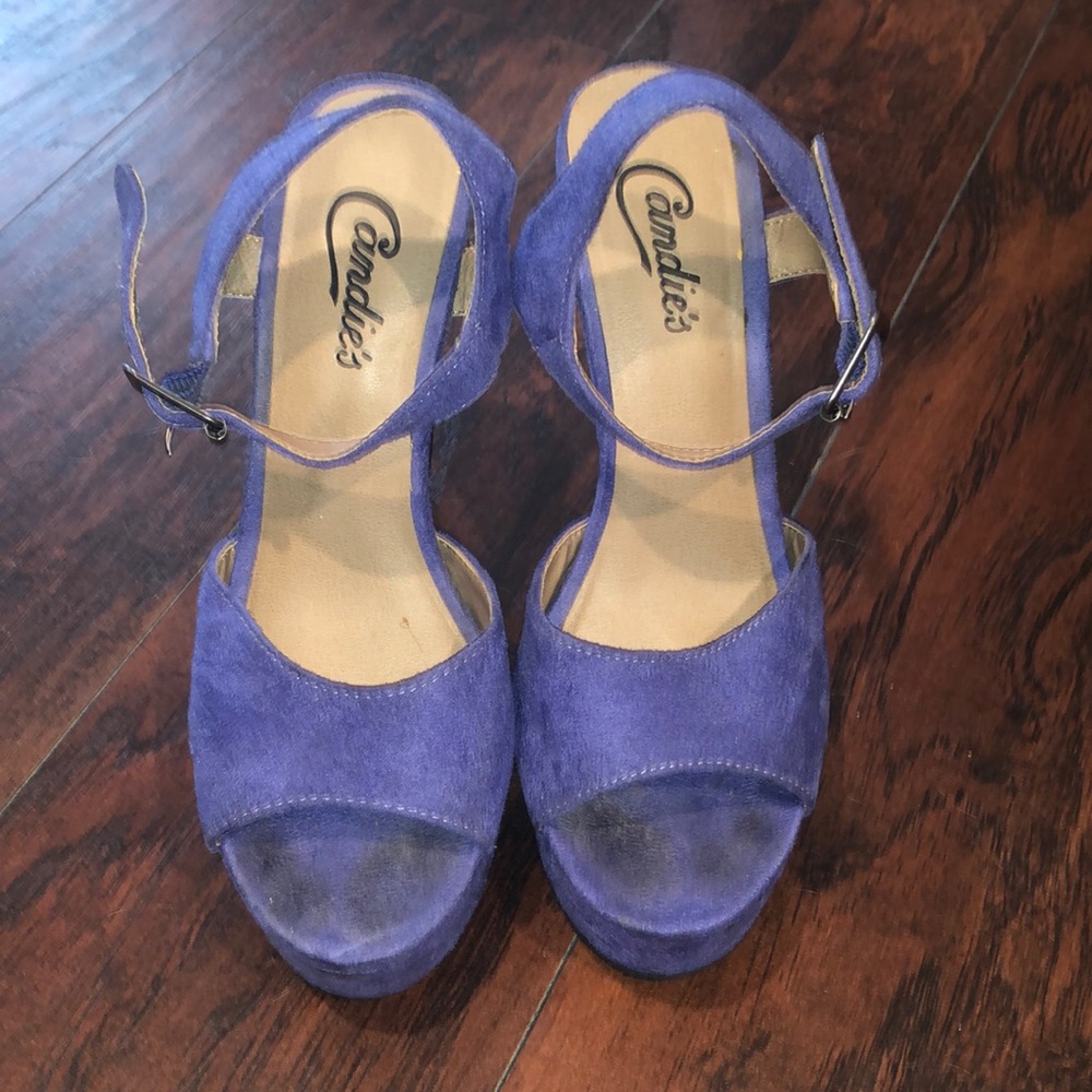 Purple Blue heels